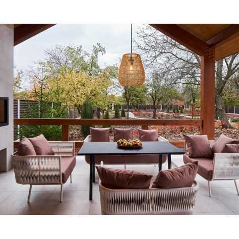 NERIDA - Suspension Intérieur/Extérieur - Ø 35 cm - 1xE27 - IP44 - Naturel