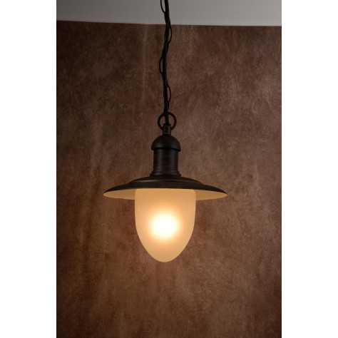 ARUBA - Suspension Intérieur/Extérieur - Ø 25 cm - 1xE27 - IP44 - Rouille