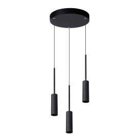TUBULE - Suspension - Ø 26 cm - LED - 3x7W 2700K - Noir 2