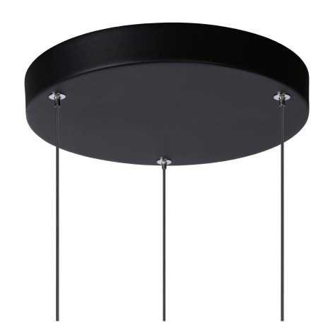 TUBULE - Suspension - Ø 26 cm - LED - 3x7W 2700K - Noir