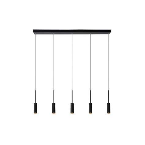 TUBULE - Suspension - LED - 5x7W 2700K - Noir