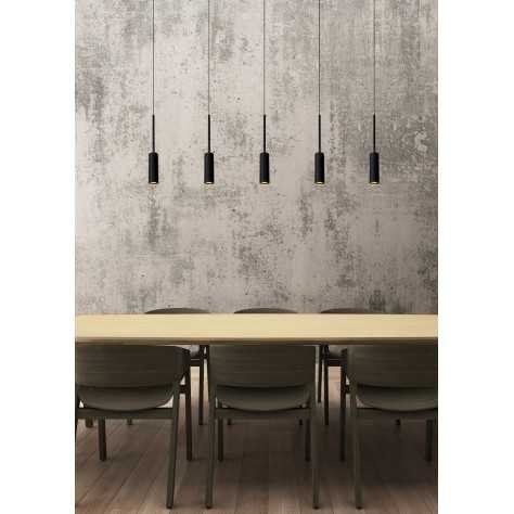 TUBULE - Suspension - LED - 5x7W 2700K - Noir
