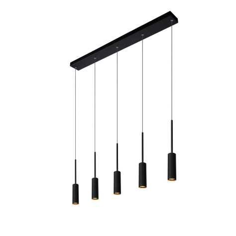 TUBULE - Suspension - LED - 5x7W 2700K - Noir