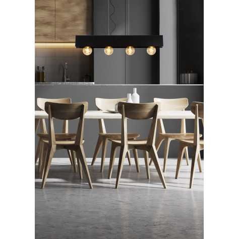 SURTUS - Suspension - 4xE27 - Noir