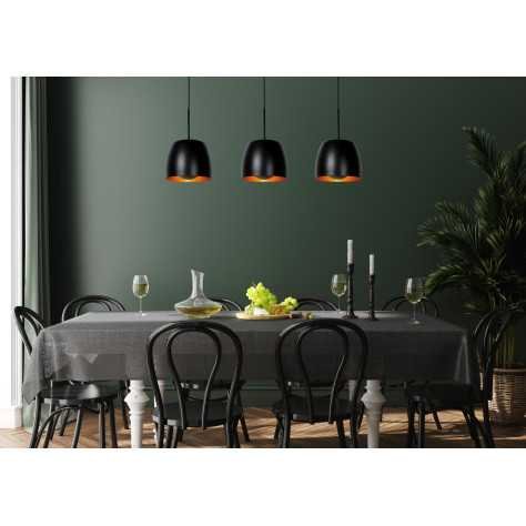 NOLAN - Suspension - 3xE27 - Noir