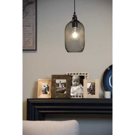 MESH - Suspension - Ø 15 cm - 1xE27 - Noir