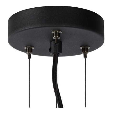 OLIVIA - Suspension - Ø 50 cm - 3xE27 - Fumé