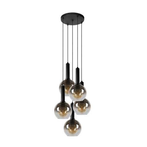MARIUS - Suspension - Ø 55 cm - 5xE27 - Noir