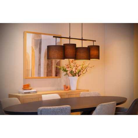 MAYA - Suspension - 4xE27 - Noir