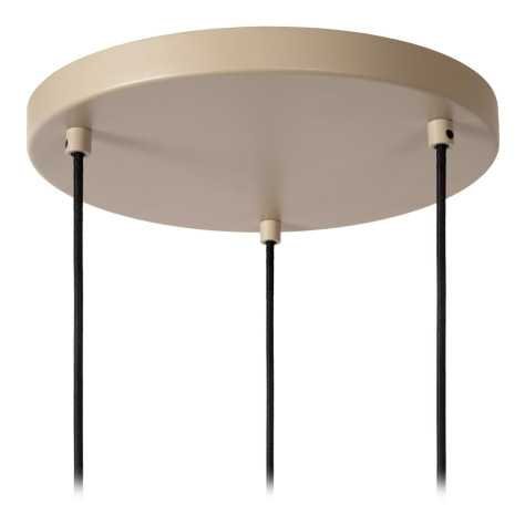 LAMBRES - Suspension - 3xE27 - Taupe