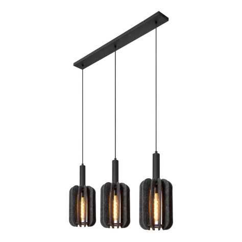 RAFAL - Suspension - 3xE27 - Gris