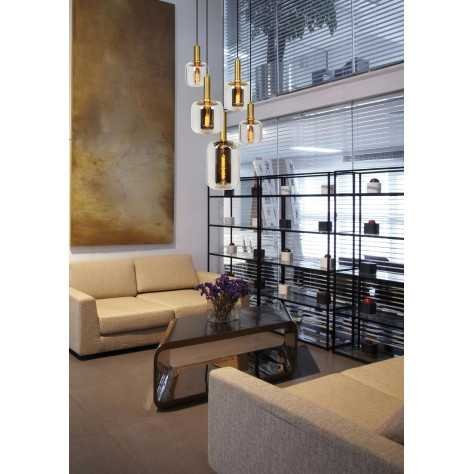 JOANET - Suspension - Ø 66 cm - 5xE27 - Fumé