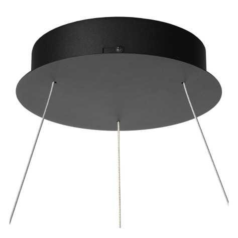 VIDAL - Suspension - Ø 58 cm - LED Dim. - 1x48W 2700K - Noir