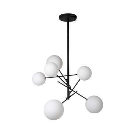 ALARA - Suspension - Ø 72 cm - LED - G4 - 6x1,5W 2700K - Noir
