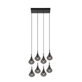TEARS - Suspension - LED Dim. - G4 - 8x1,5W 3000K - Noir
