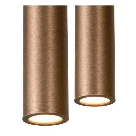 LORENZ - Suspension - Ø 120 cm - LED Dim. - 6x4W 3000K - Rouille