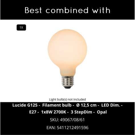 MACARONS - Suspension - Ø 24,5 cm - 1xE27 - Rose