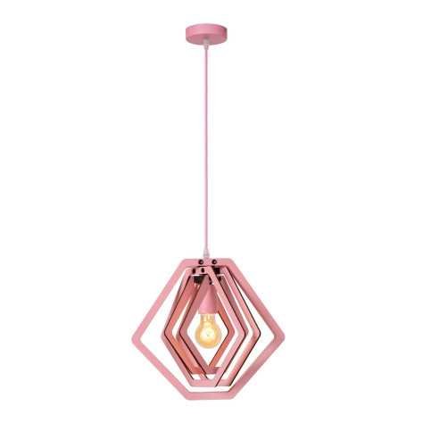 MAURO - Suspension Chambres d'enfant - 1xE27 - Rose