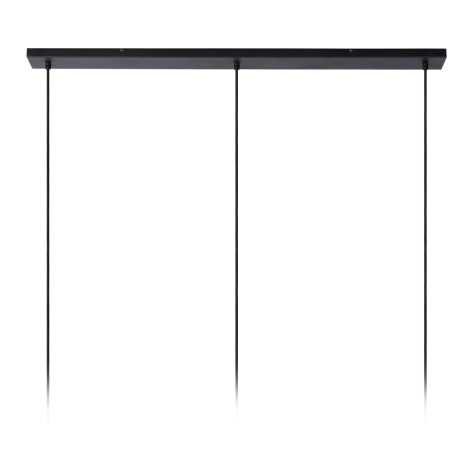 MANUELA - Suspension - 3xE27 - Noir