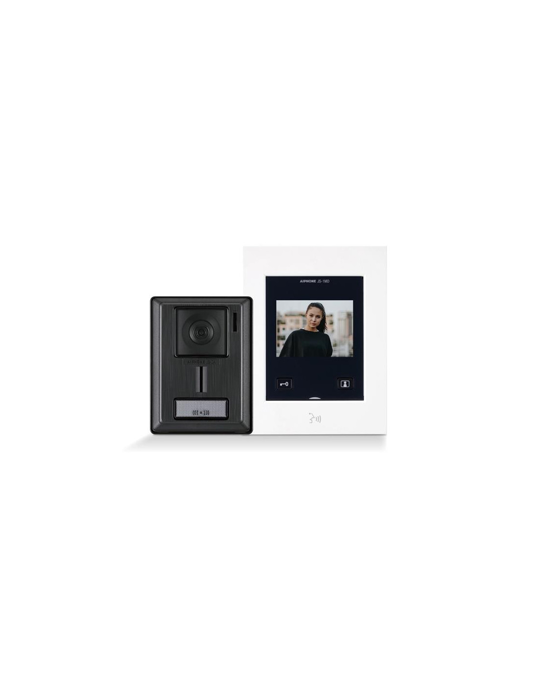 Kit vidéo couleur 3,5 avec platine de rue saillie