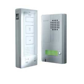 Kit de parlophonie, 1 bouton, 1 parlophone mains libres