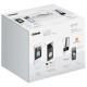 Kit vidéo couleur 1 DK Linea 3000 en noir+caméra ext. Classe 300EOS & Netatmo