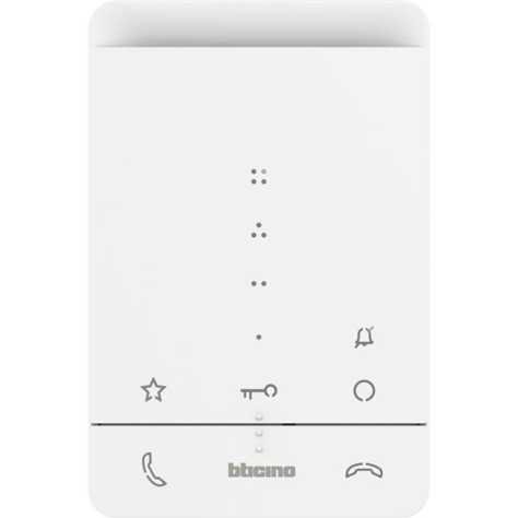 Vidéoparlophonie - Poste int. Classe100A16E audio mains-libres en blanc