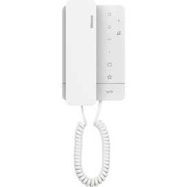 Vidéoparlophonie - Poste int. Classe100A16M audio avec cornet en blanc