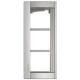 Cadre avec support 3 modules All Metal - Sfera New