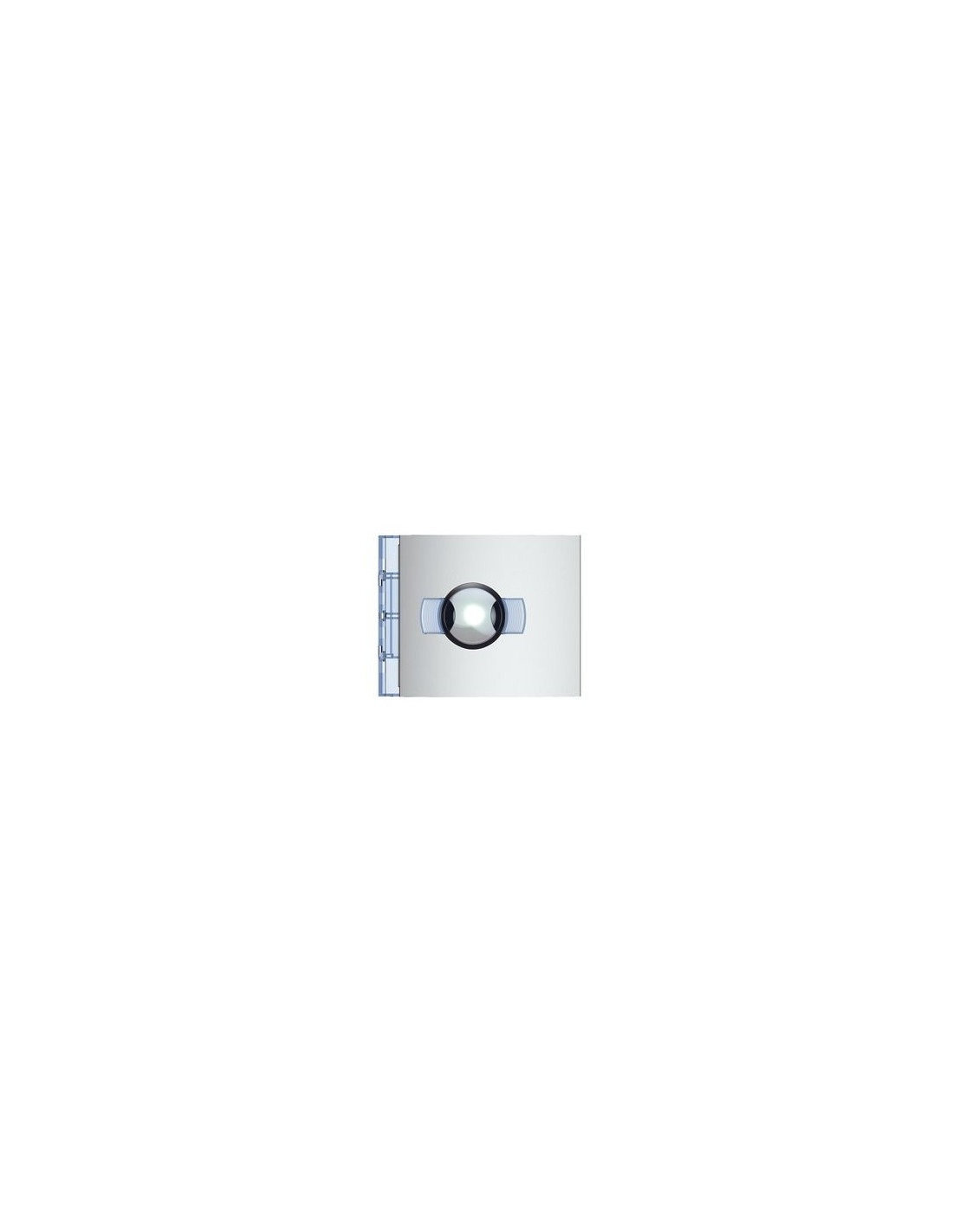 Plaque frontale New Sfera 352400 sans bouton All Metal