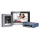 Video Intercom KIT 1 bouton - Switch POE + Carte SD 16GB
