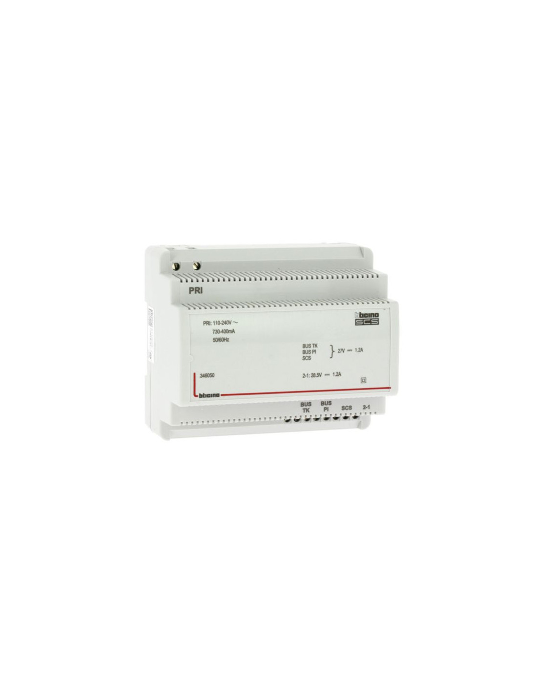 AVT - Alimentation et adaptateur vidéo pour portier 110V à 240V | 27V / 1,2A - 6 modules