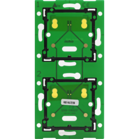 Double vertical platine murale pour Niko Home Control à utiliser avec une unité de raccordement