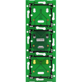 Triple vertical platine murale pour Niko Home Control à utiliser avec une unité de raccordement