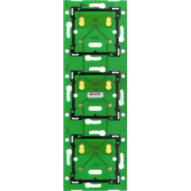 Triple vertical platine murale pour Niko Home Control à utiliser avec une unité de raccordement