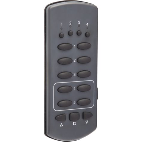 Émetteur portable à 4 canaux et 13 boutons d'action