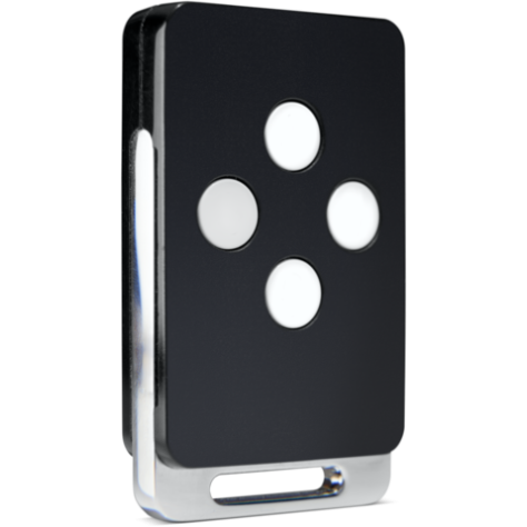 Émetteur portable miniature sans fil à 1 canal et 4 boutons d'action