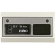 Niko Contrôle d'accès - sonnette 12V~1A avec lampe, blanc/aluminium