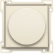 Set de finition pour variateur à bouton rotatif ou régulateur de vitesse, incl. bouton rotatif, couleur cream