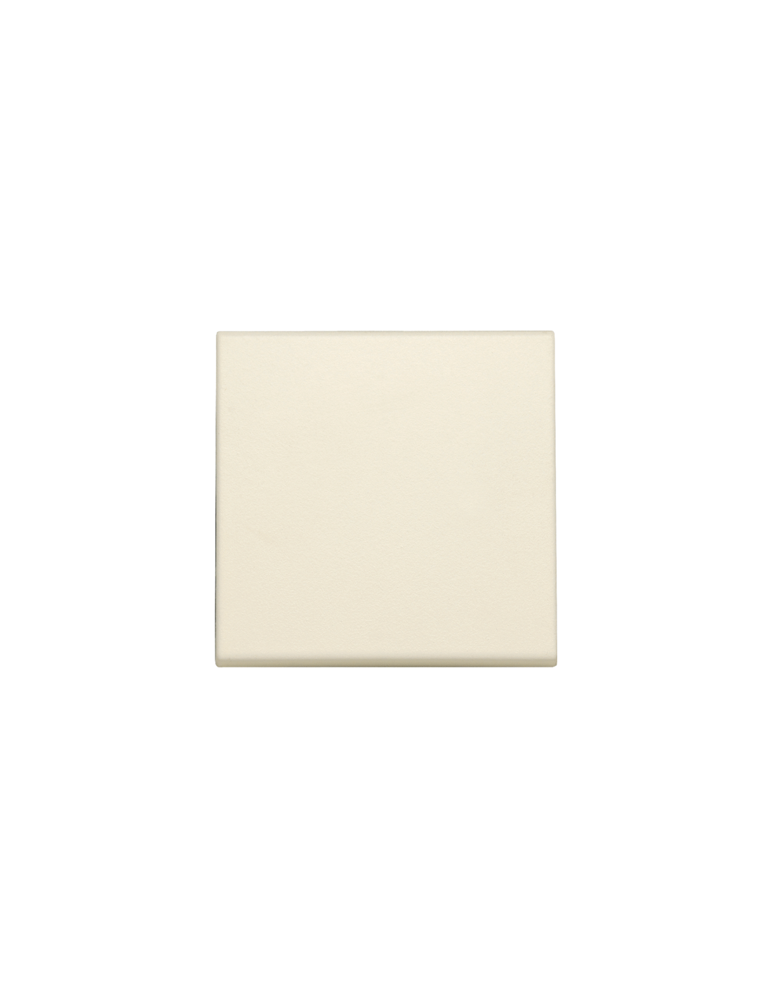 Set de finition pour interrupteur électronique ou bouton-poussoir simple, couleur cream