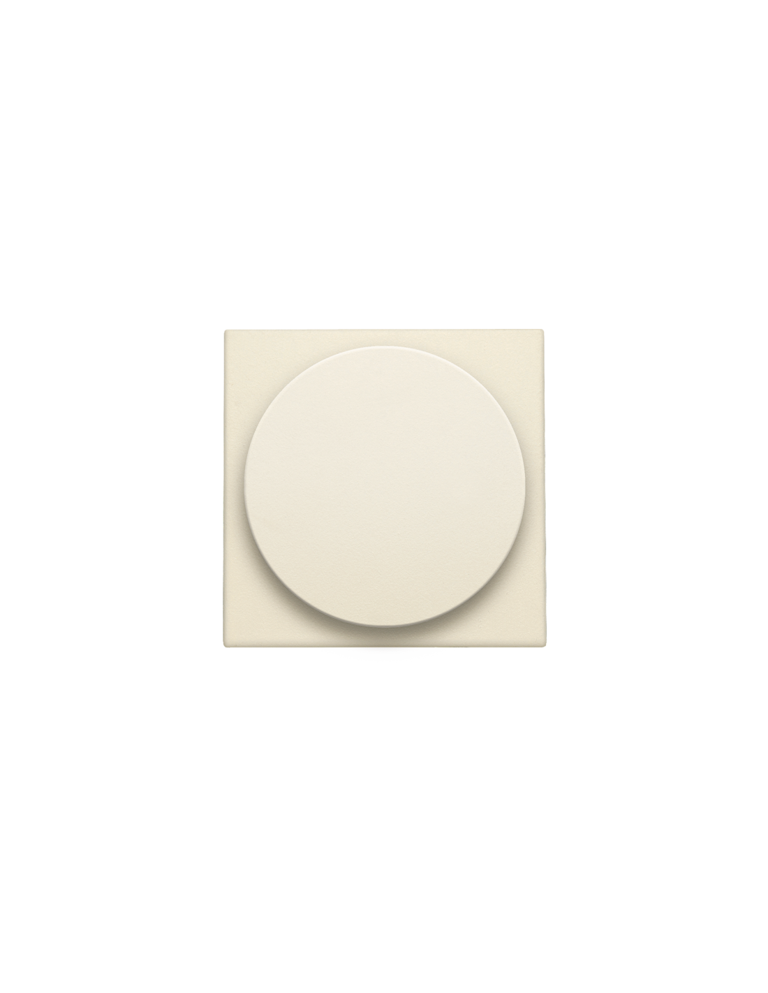 Set de finition pour variateur à bouton rotatif ou extension, incl. bouton rotatif, couleur cream