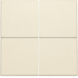 Set de finition pour interrupteur électronique ou bouton-poussoir quadruple, couleur cream