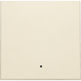 Set de finition avec lentille pour interrupteur électronique ou bouton-poussoir simple, couleur cream