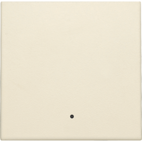 Set de finition avec lentille pour interrupteur électronique ou bouton-poussoir simple, couleur cream