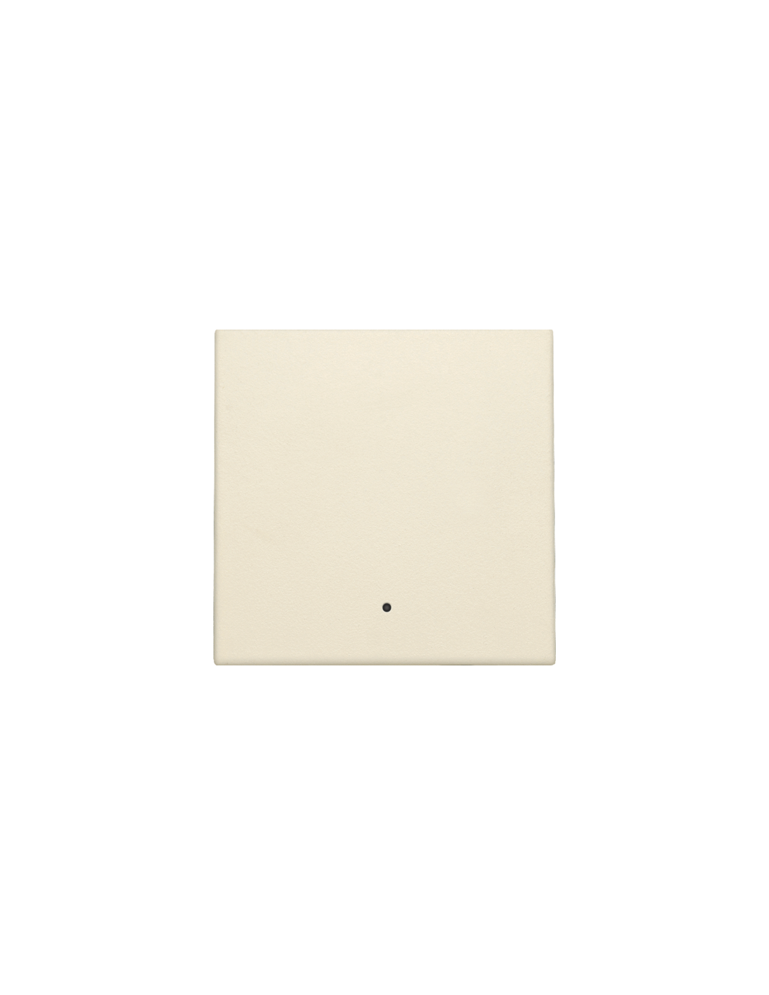 Set de finition avec lentille pour interrupteur électronique ou bouton-poussoir simple, couleur cream