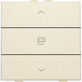Commande de moteur simple pour Niko Home Control, couleur cream