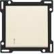 Set de finition avec voyant pour interrupteur ou bouton-poussoir simple, couleur cream
