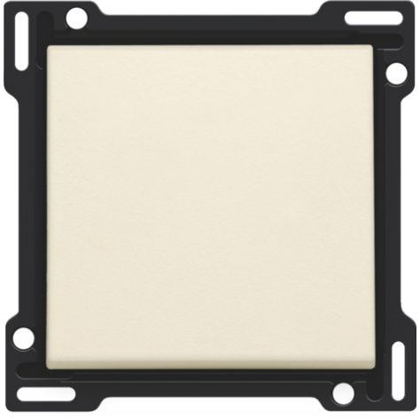 Set de finition pour interrupteur ou bouton-poussoir simple, couleur cream
