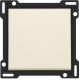 Set de finition pour interrupteur ou bouton-poussoir simple, couleur cream