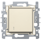 Interrupteur pour cartes d'hôtel, socle, bornes à vis et set de finition couleur cream